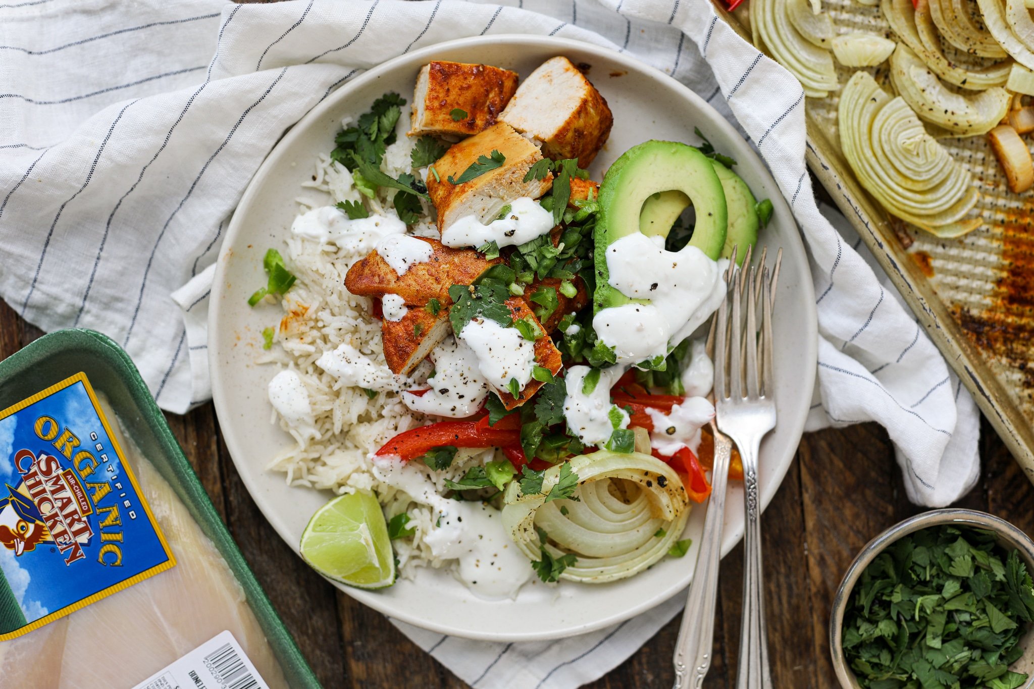 Chicken Burrito Bowls - Healthyish Foods