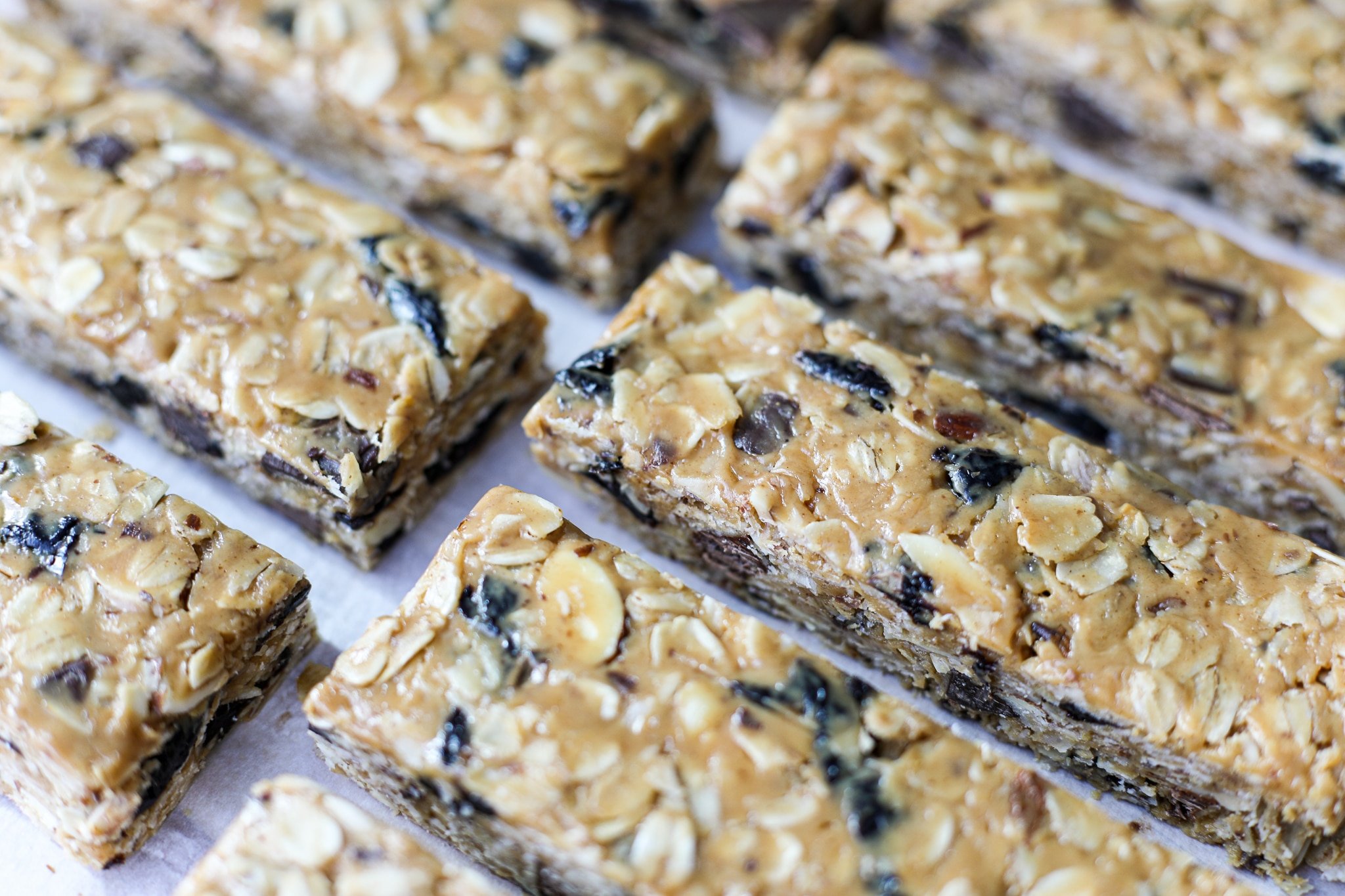 Cherry Chocolate Almond Granola Bars – Healthyish Foods 