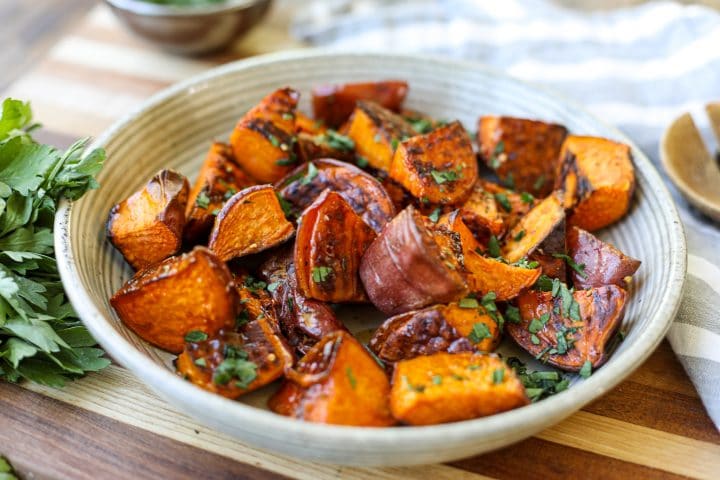 Hot Honey Sweet Potatoes – Healthyish Foods