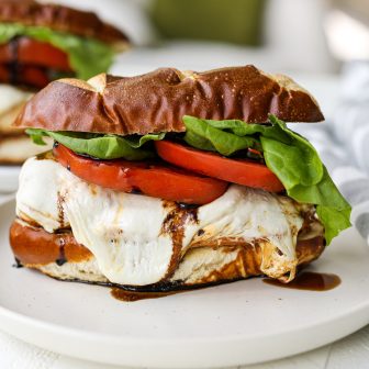 Caprese Grilled Chicken Sandwich – Healthyish Foods