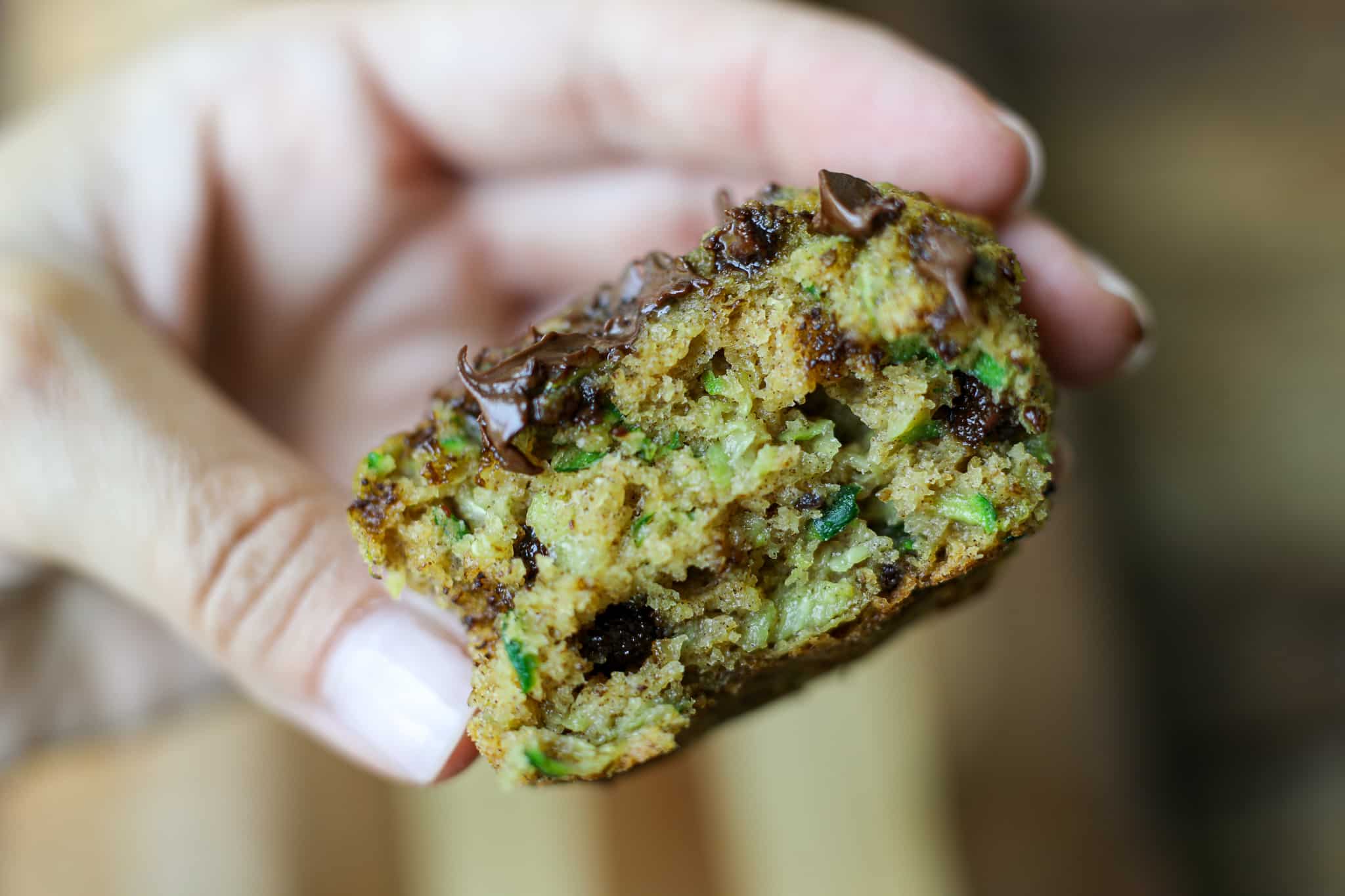 Zucchini Chocolate Chip Blender Muffins – Healthyish Foods