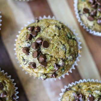 Zucchini Chocolate Chip Blender Muffins – Healthyish Foods