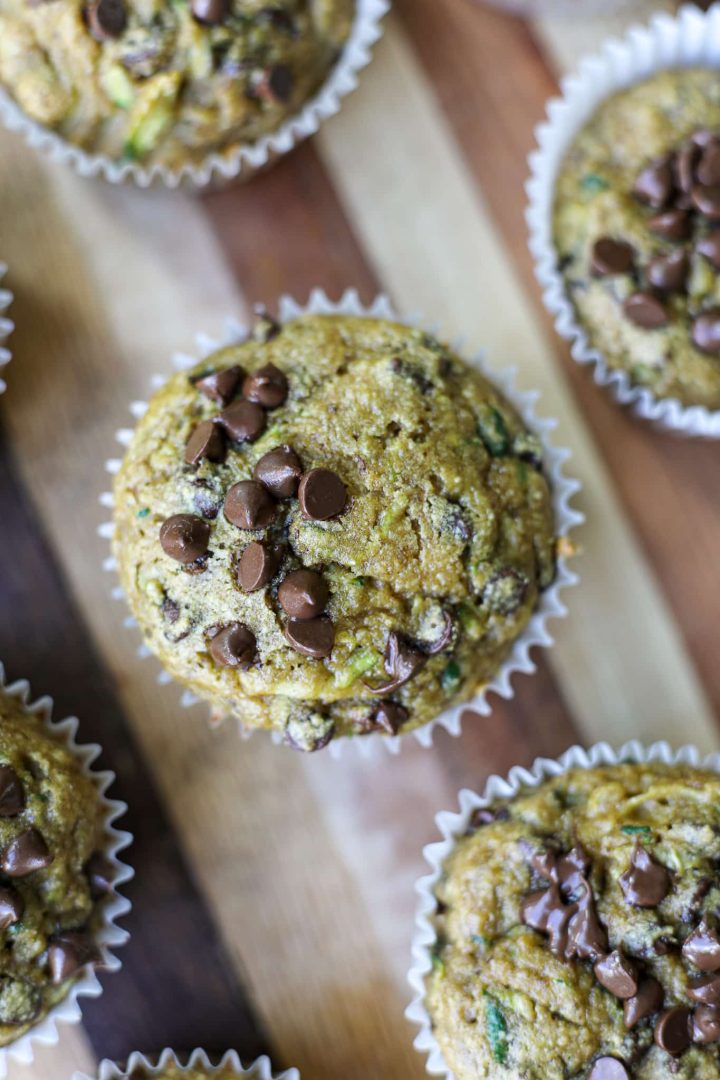 Zucchini Chocolate Chip Blender Muffins – Healthyish Foods