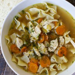 Bone Broth Chicken Noodle Soup – Healthyish Foods