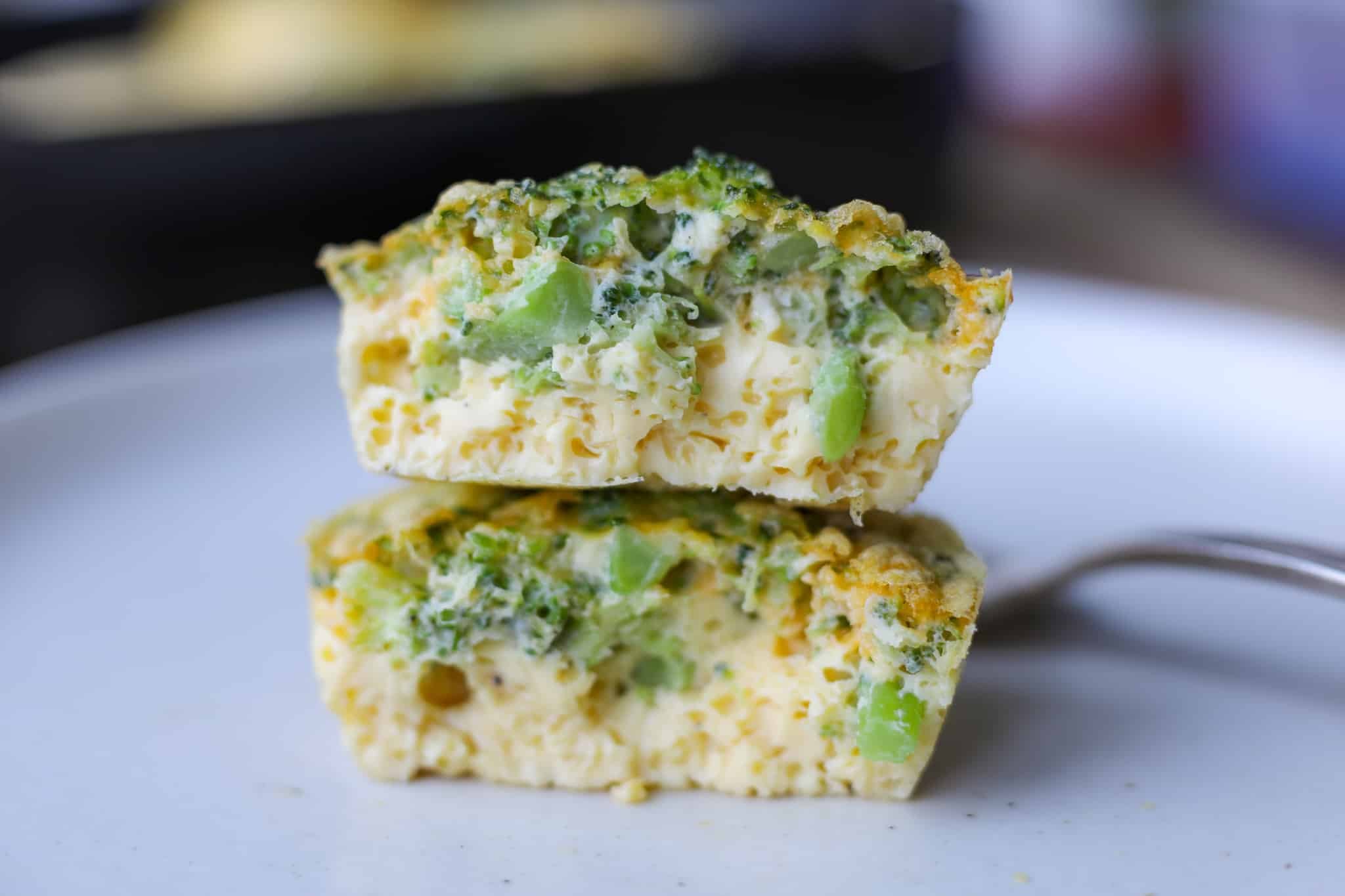 Broccoli Cheddar Blender Egg Bites – Healthyish Foods