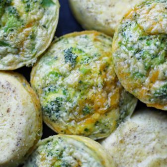 Broccoli Cheddar Blender Egg Bites – Healthyish Foods