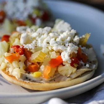 Hummus Giardiniera Feta Dip – Healthyish Foods