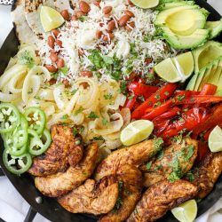 Family Style Chicken Fajitas – Healthyish Foods