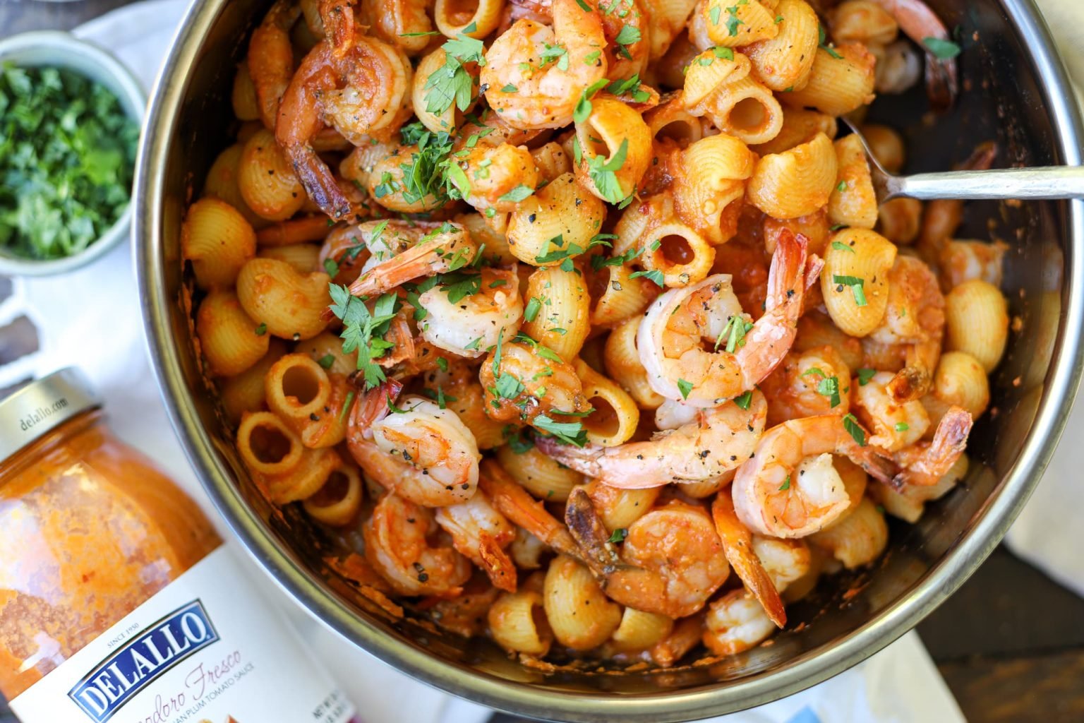 Shrimp Pasta with Spicy Vodka Sauce - Healthyish Foods