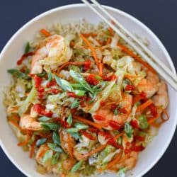 egg roll in a bowl - healthyish foods