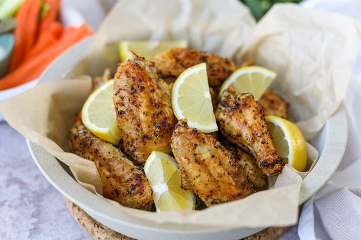 Air Fryer Lemon Pepper Wings – Healthyish Foods