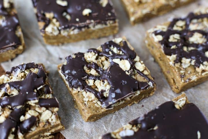 No Bake Peanut Butter Granola Protein Bars – Healthyish Foods