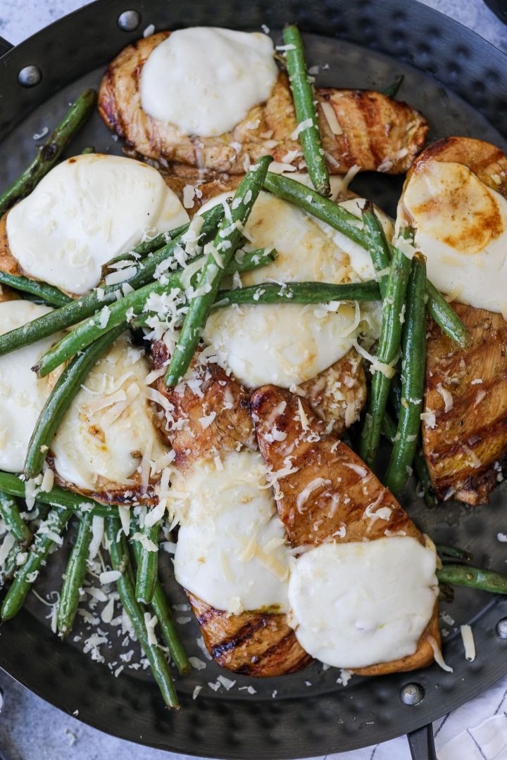 Grilled Balsamic Soy Chicken with Lemon Honey Green Beans – Healthyish Foods