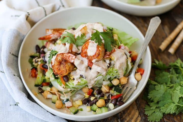 Blackened Shrimp Southwest Wedge – Healthyish Foods