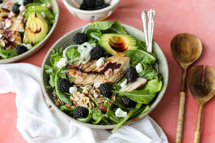 Grilled Chicken Blackberry Salad – Healthyish Foods