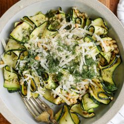 Grilled Zucchini Ribbon Salad – Healthyish Foods