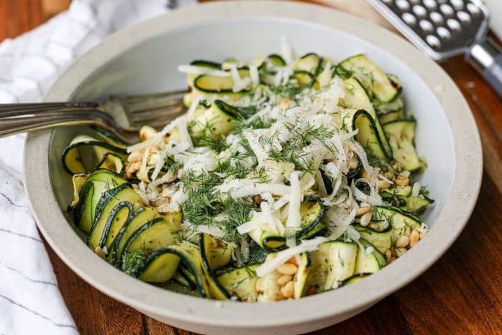 Grilled Zucchini Ribbon Salad – Healthyish Foods