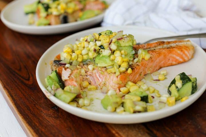 Air Fryer Summer Salmon – Healthyish Foods