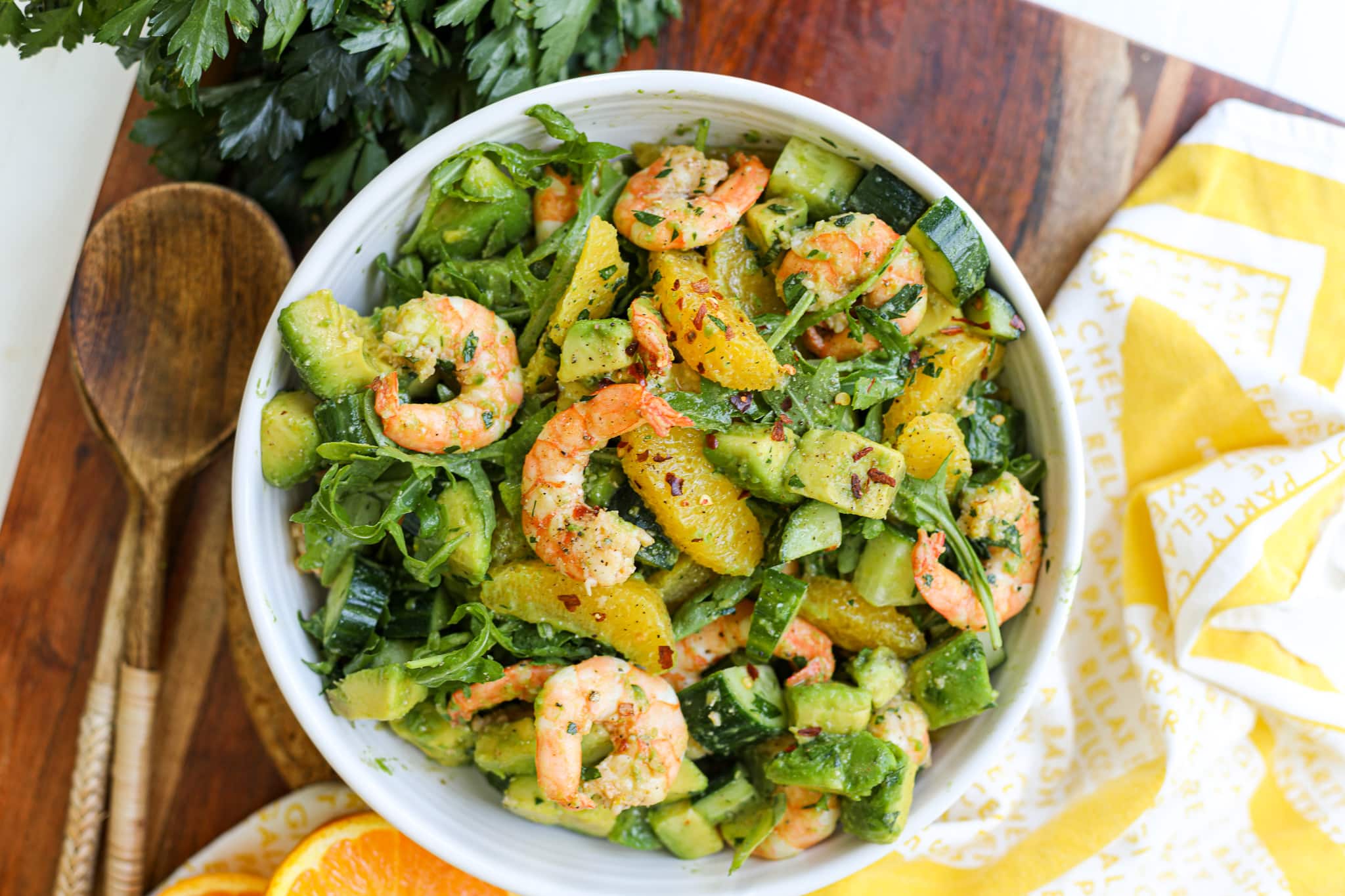 Avocado Shrimp Salad - Healthyish Foods