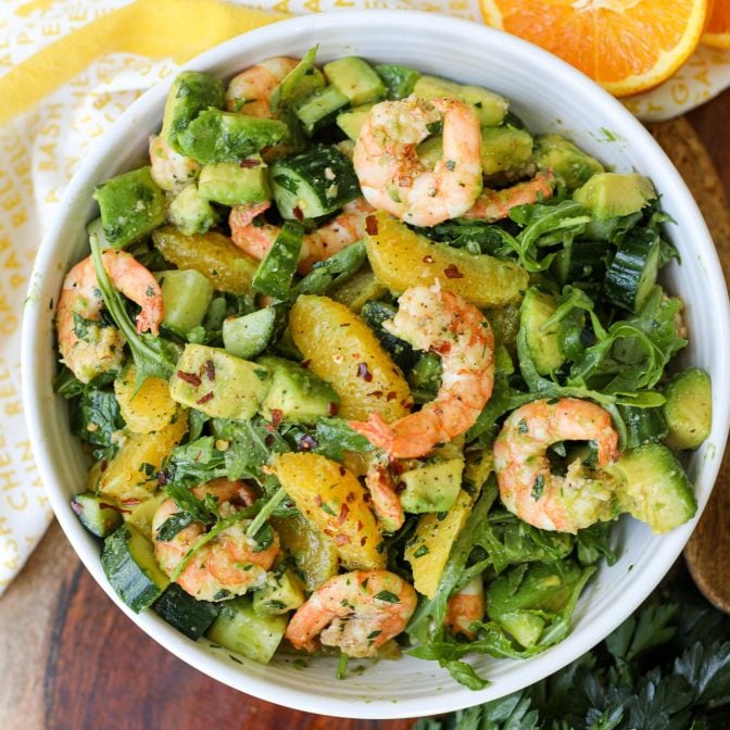 Avocado Shrimp Salad - Healthyish Foods