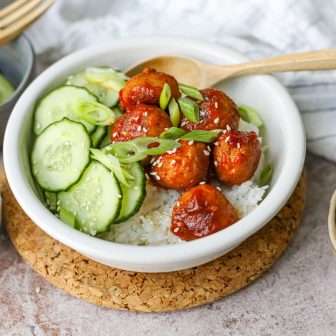 Firecracker Chicken Meatballs – Healthyish Foods