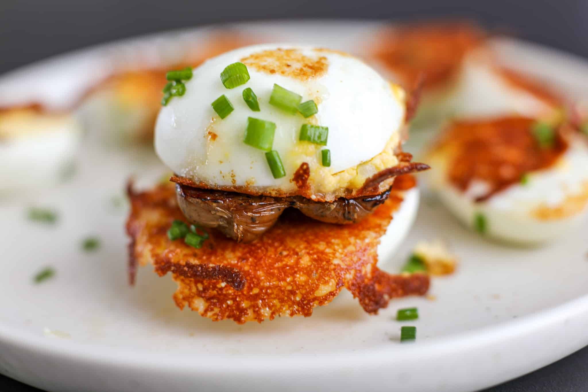 Cheesy Deviled Egg Breakfast Sandwich - Healthyish Foods