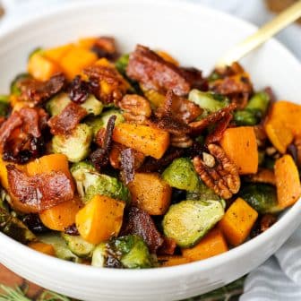 Roasted Butternut Squash and Brussel Sprout Salad – Healthyish Foods