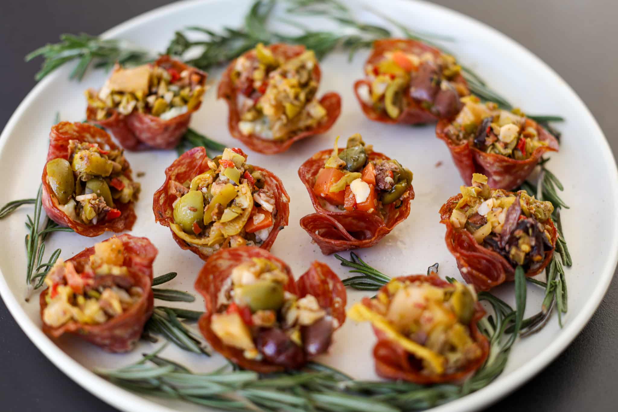 Three Ingredient Boursin Cheese Salami Cups – Healthyish Foods