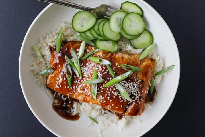 Oven Roasted Teriyaki Salmon – Healthyish Foods