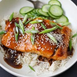 Oven Roasted Teriyaki Salmon – Healthyish Foods