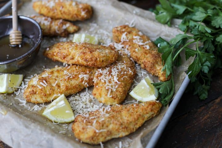 Air Fryer Cacio e Pepe style Chicken Tenders – Healthyish Foods