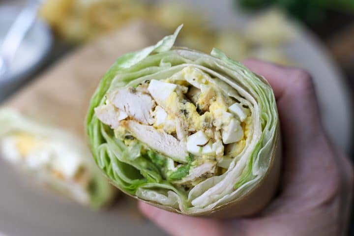 Chicken Caesar Salad Wrap – Healthyish Foods