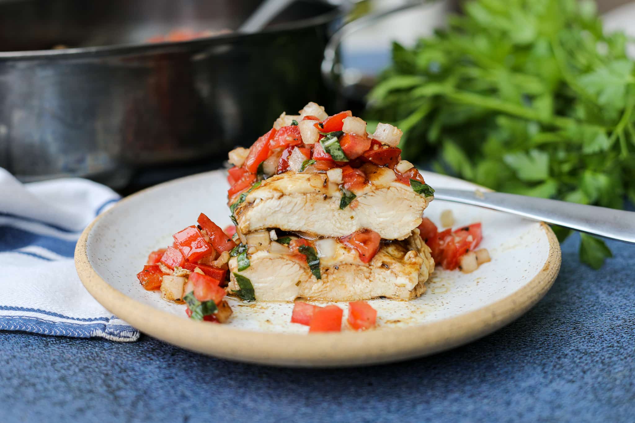 Easy Bruschetta Chicken – Healthyish Foods