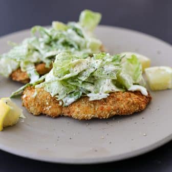 Caesar Salad Chicken Cutlets – Healthyish Foods