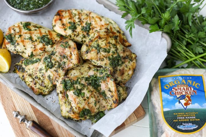 Chimichurri Grilled Chicken Thighs – Healthyish Foods