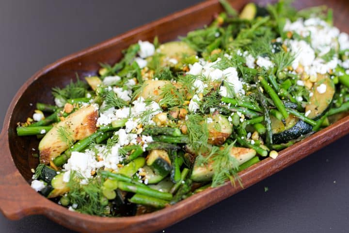 Sauteed Spring Vegetable Salad - Healthyish Foods