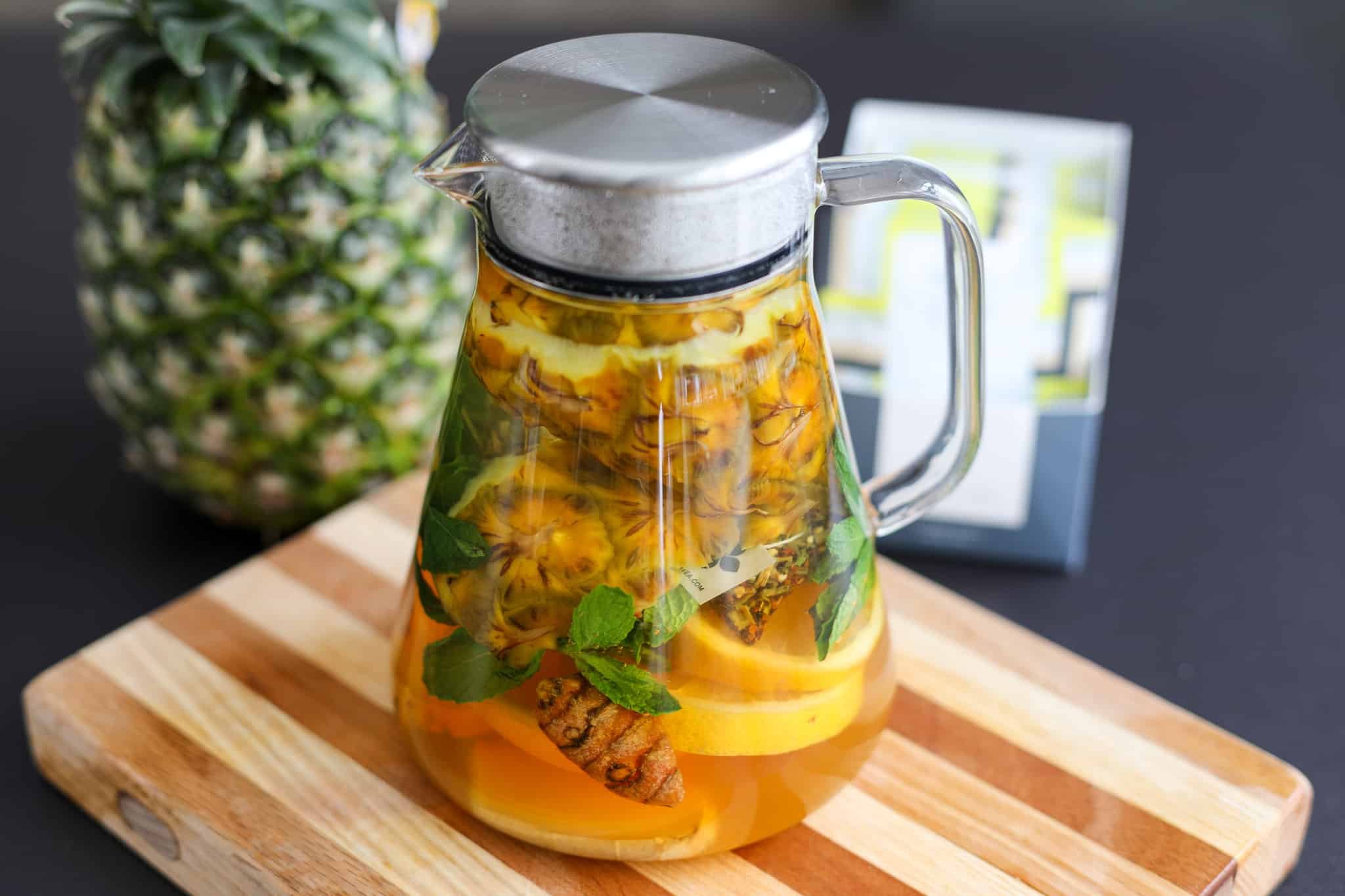 Pineapple Peel Infused Tea – Healthyish Foods