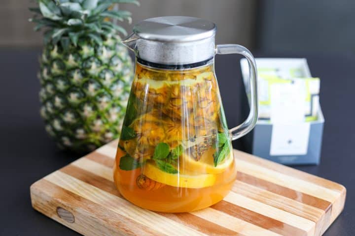 Pineapple Peel Infused Tea – Healthyish Foods