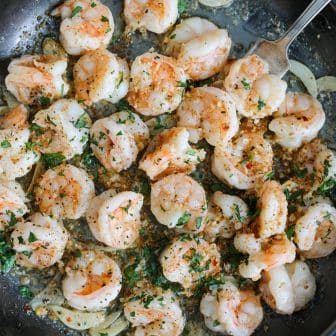 Simple Recipe for Garlic Butter Shrimp Scampi (sautéed) – Healthyish Foods