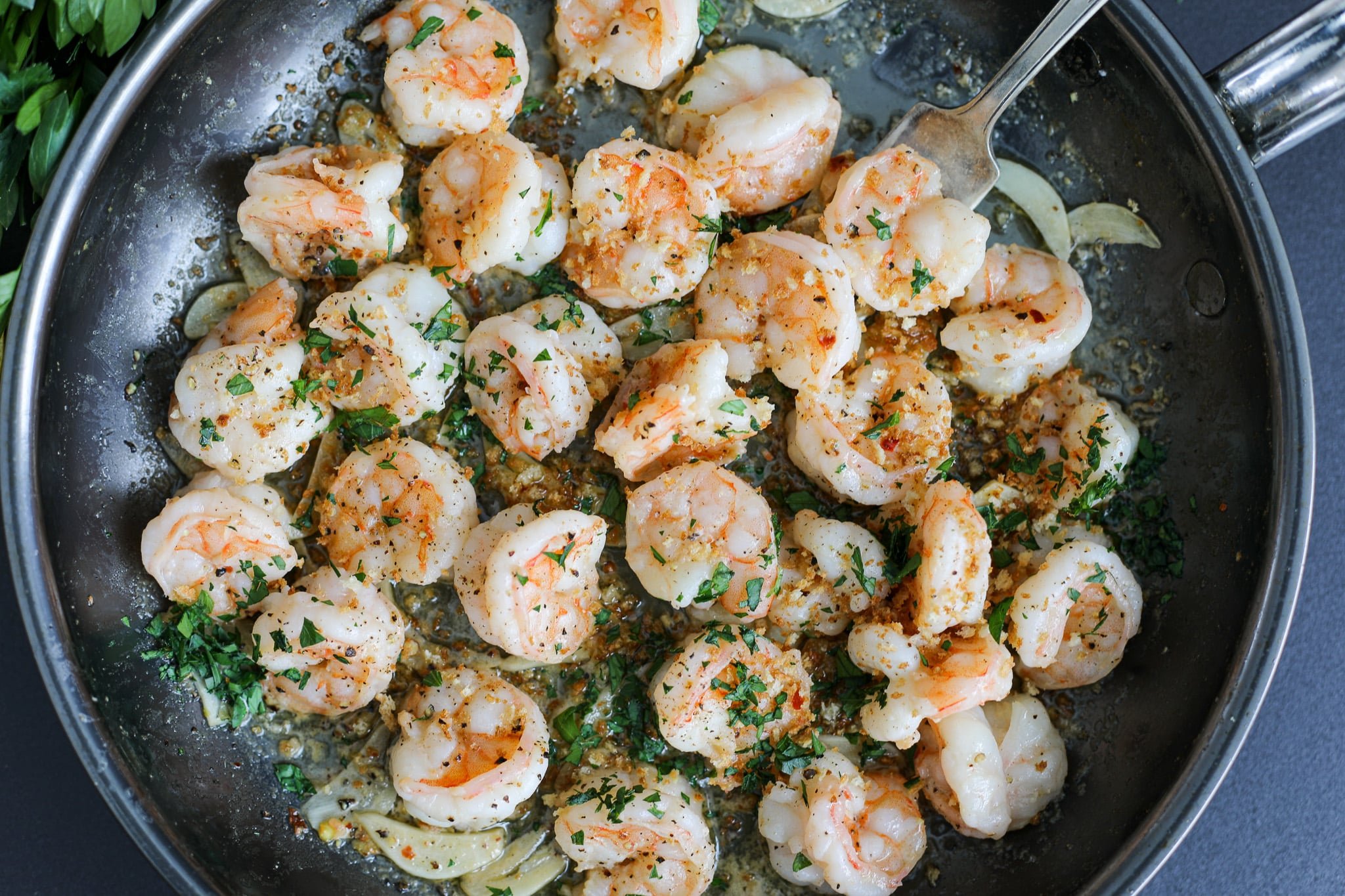 Simple Recipe for Garlic Butter Shrimp Scampi (sautéed) – Healthyish Foods