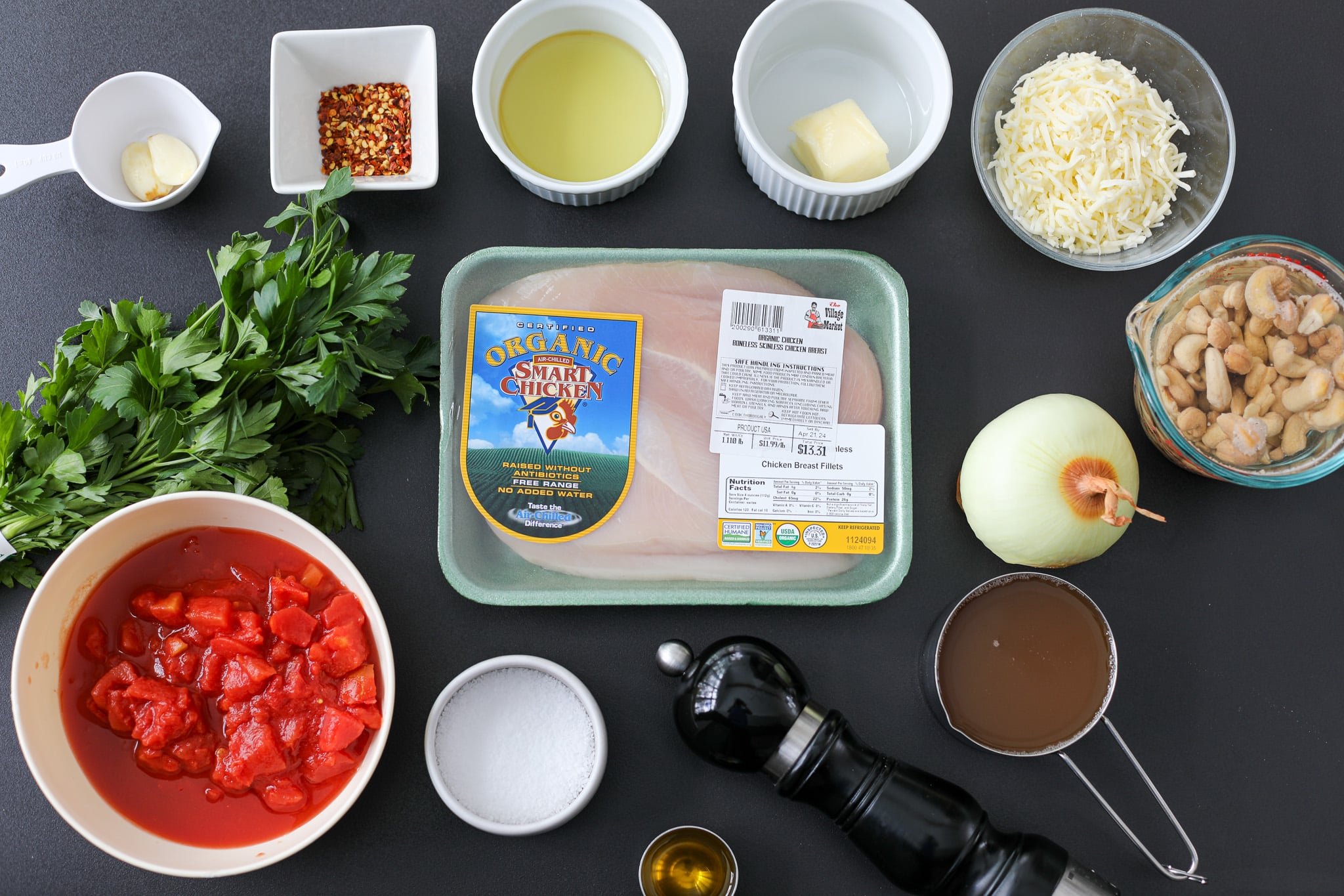 Ingredients Needed - Sauteed Chicken with Creamy Cashew Sauce – Healthyish Foods