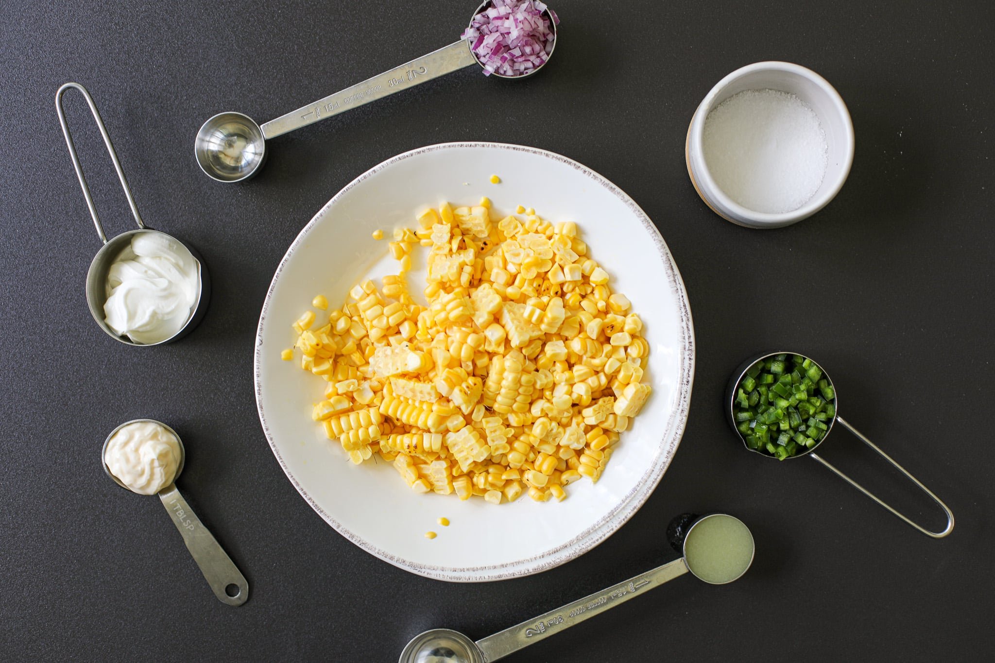 Ingredients Needed for Creamy Corn Salsa – Healthyish Foods