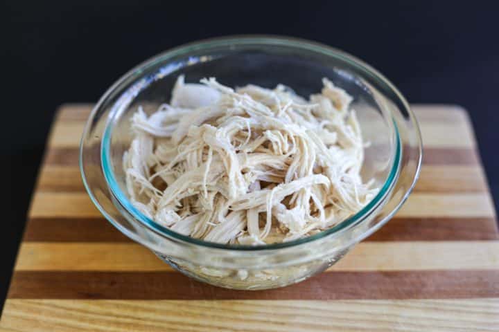 shredded chicken.