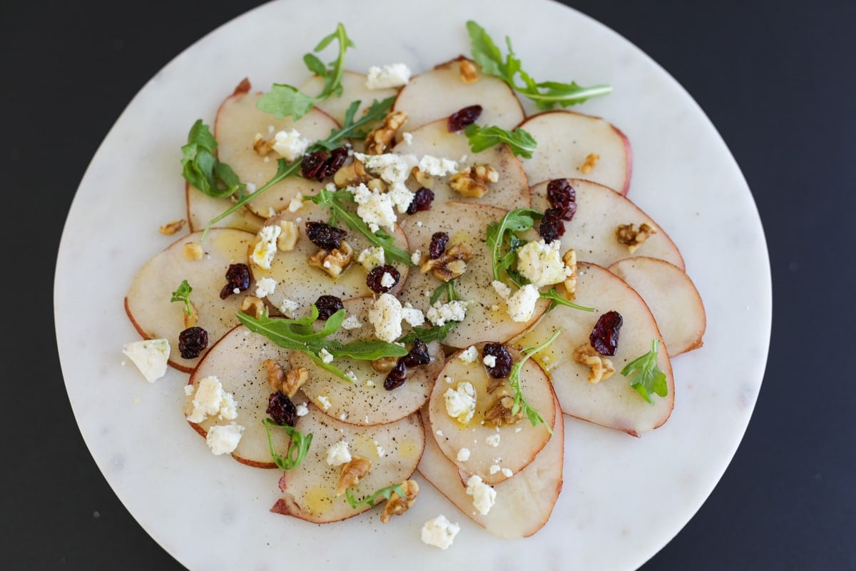 Pear Carpaccio - Healthyish Foods