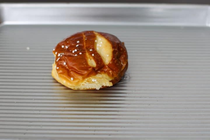 a pretzel roll.