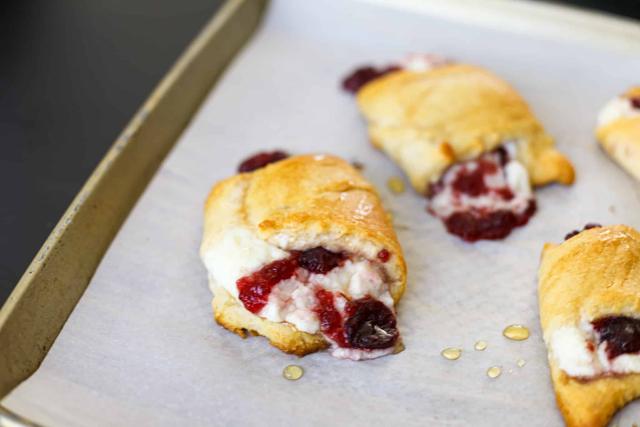 cranberry danish roll-up