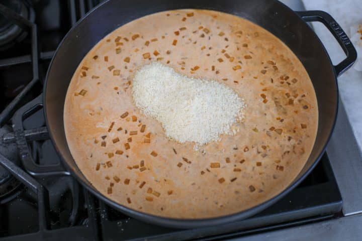 parmesan cheese in marry me sauce.