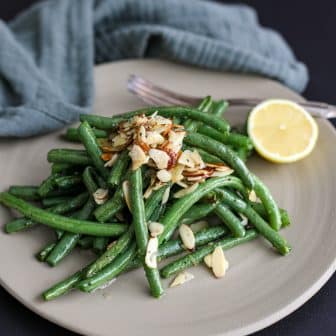 Air Fryer Green Beans Almondine – Healthyish Foods