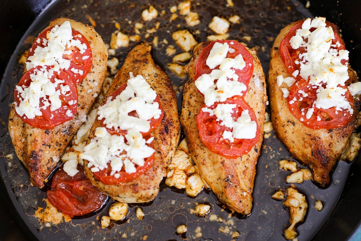 Pan Roasted Feta Chicken – Healthyish Foods