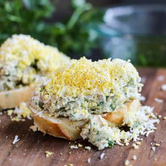 Creamy Chimichurri Smashed Bean Tuna Salad (No Mayo)